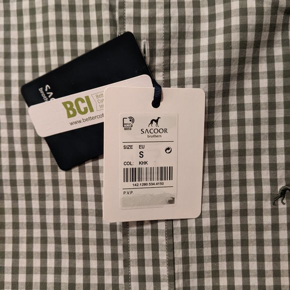 Sacoor Brothers Check Slim Fit Shirt - Picture 3 of 4